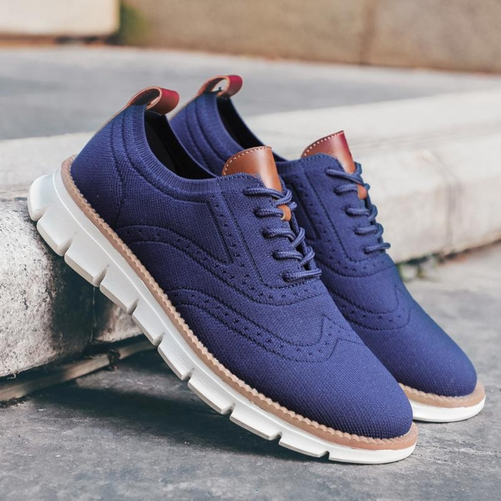 Autumn Comfy breathable Orthopedic Oxford Sneakers For Wide Feet