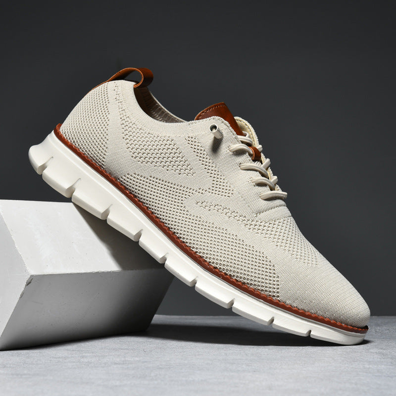 Super Comfy breathable Orthopedic Mesh Sneakers For Wide Feet - Beige