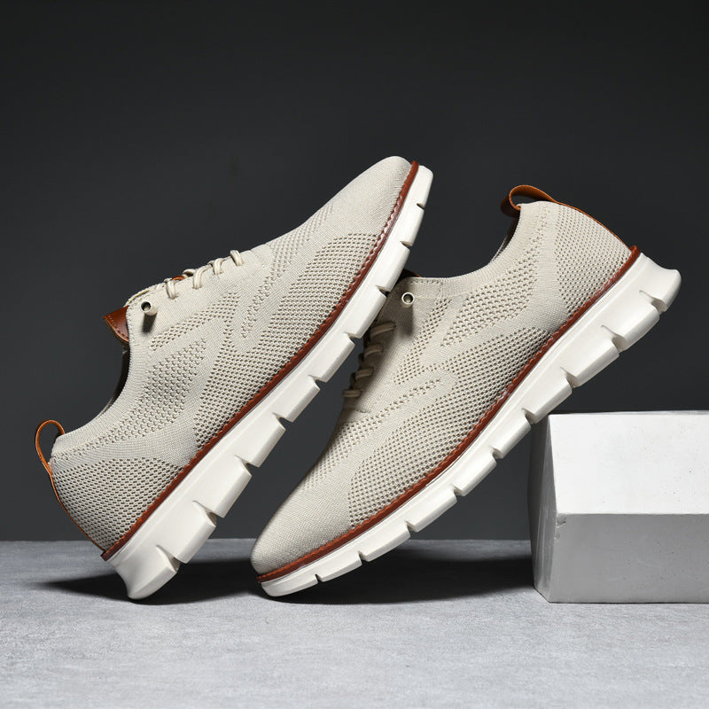 Super Comfy breathable Orthopedic Mesh Sneakers For Wide Feet - Beige