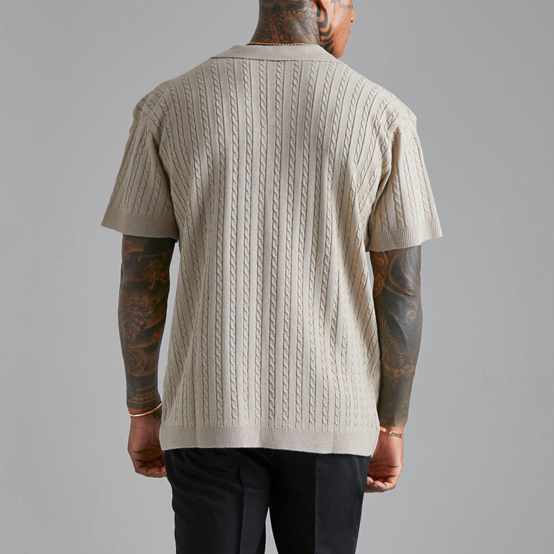 Classic Cable-Knit Shirt: Timeless Style with Modern Edge