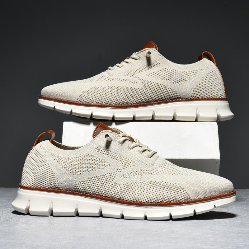 Super Comfy breathable Orthopedic Mesh Sneakers For Wide Feet - Beige