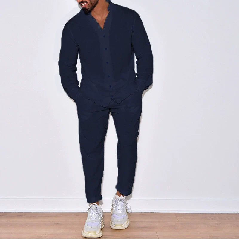 Effortless Linen Set: Timeless Comfort and Casual Elegance