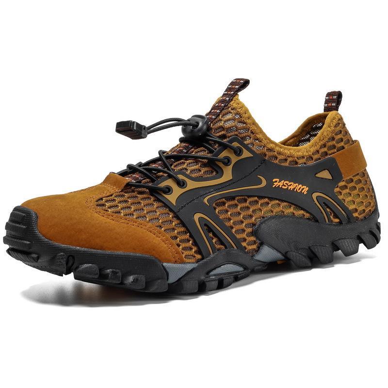 Men's Breathable Mesh Casual Light Outdoor Hiking Shoes