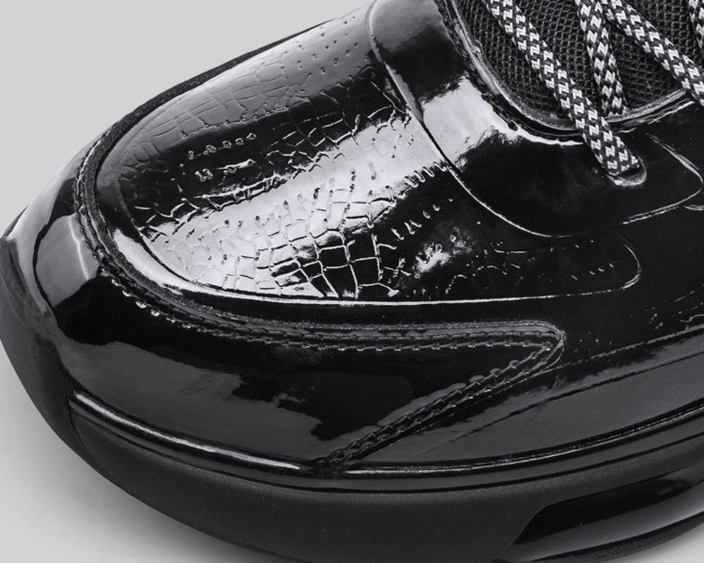 Popcorn Air Cushion Sports Casual Shoes Couple Leather Shoes