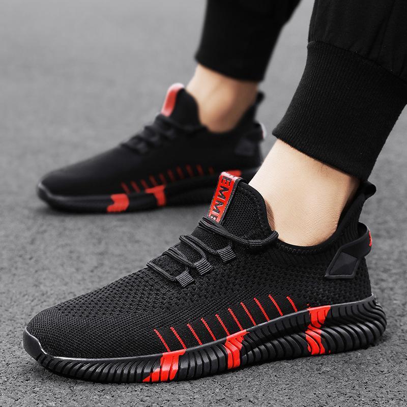 Men's Running Shoes Casual Lace-up Fashion Lightweight Walking Sneakers Comfortable Shoes