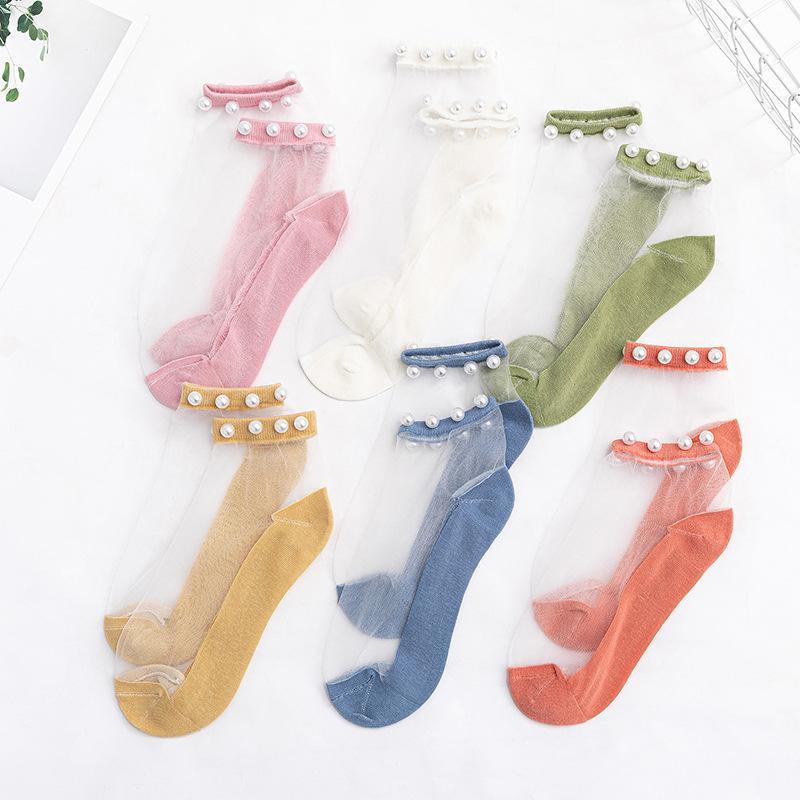 New pearl socks women's socks
