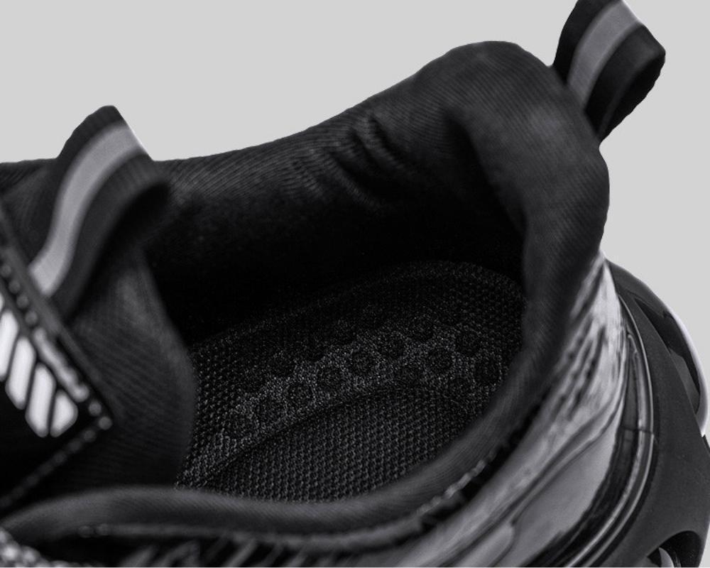 Popcorn Air Cushion Sports Casual Shoes Couple Leather Shoes