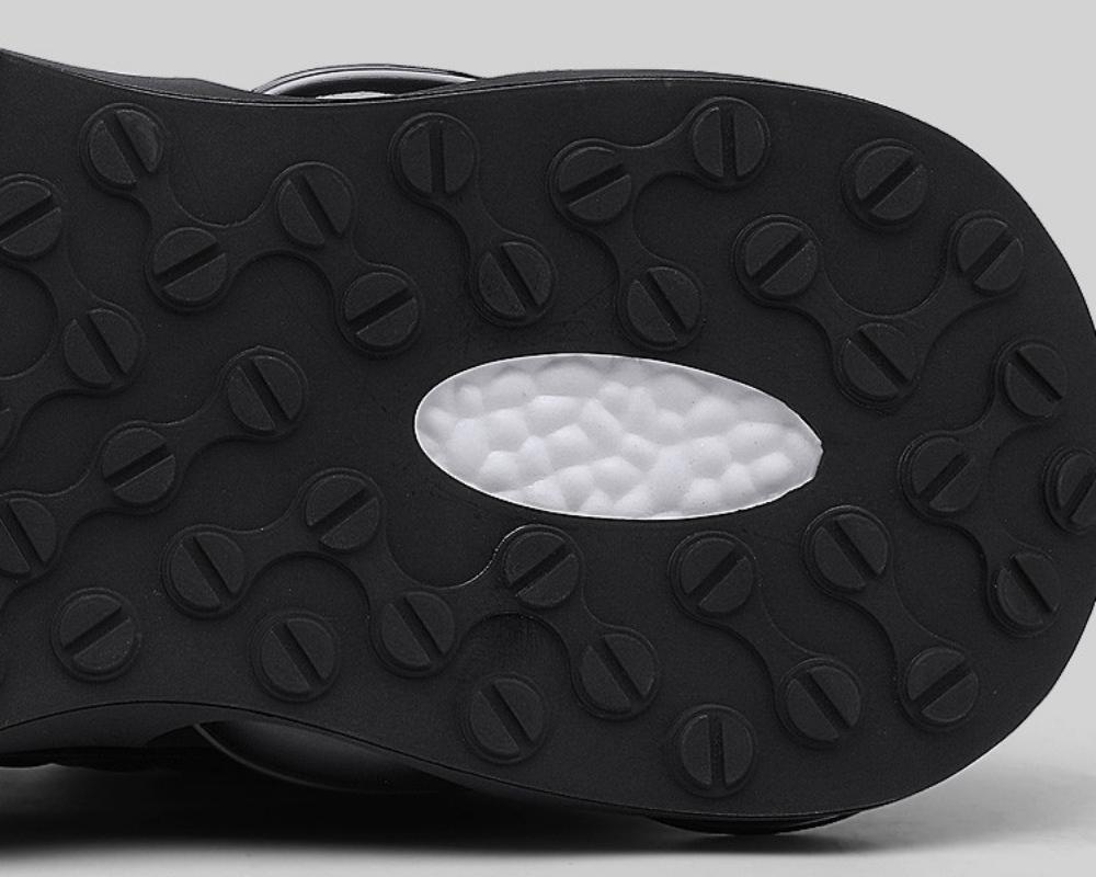 Popcorn Air Cushion Sports Casual Shoes Couple Leather Shoes