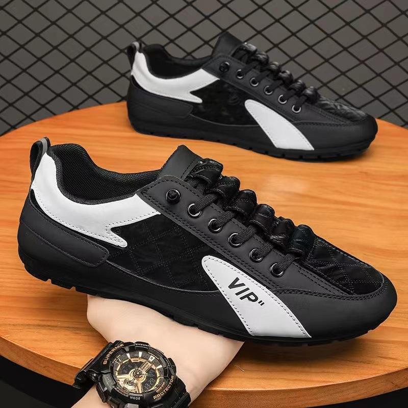 2023 Four Seasons New Casual Fashion All-Match Slip-On Peas Shoes Lightweight Comfortable Breathable Sneakers