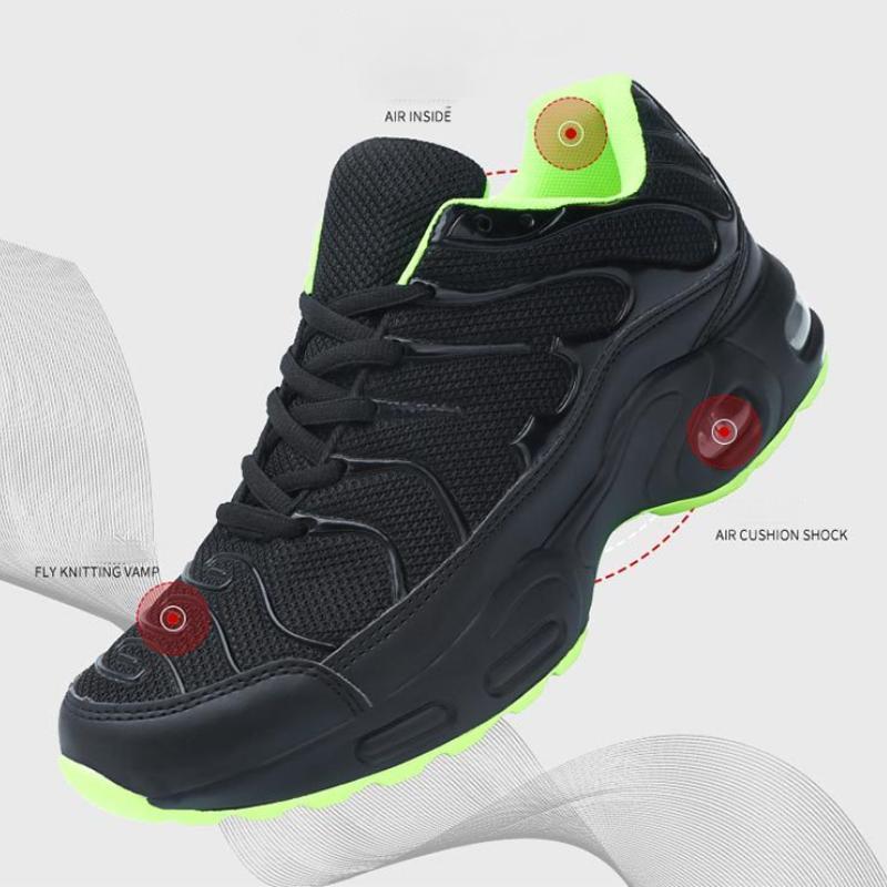 Men's Flyknit Breathable Elastic Air Cushion Sneakers