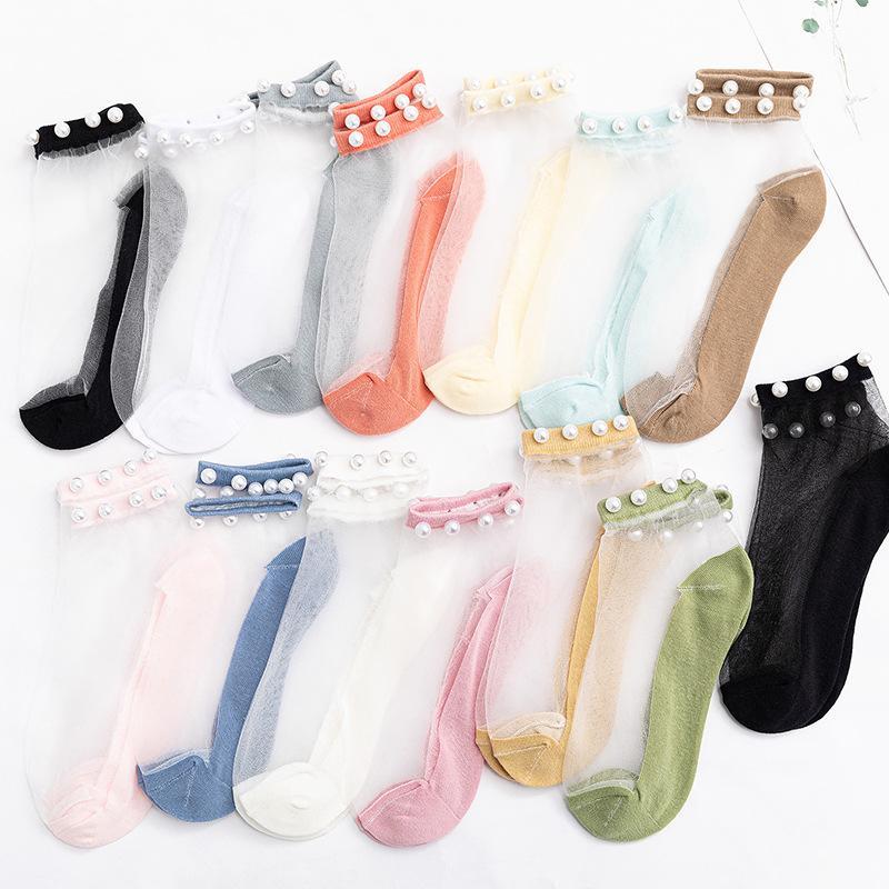 New pearl socks women's socks