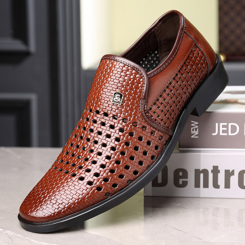 Genuine Leather Fashion Men Business Shoes