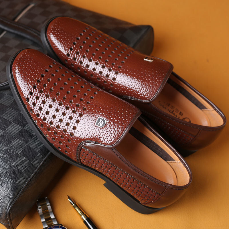 Genuine Leather Fashion Men Business Shoes