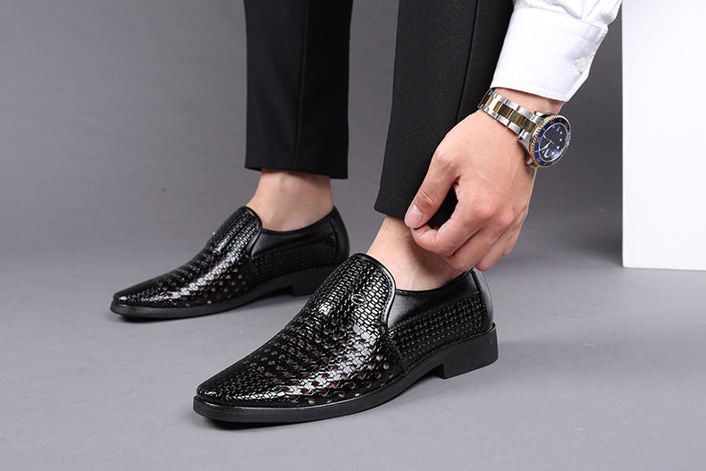 Genuine Leather Fashion Men Business Shoes