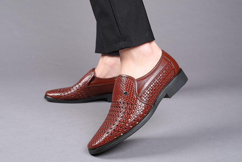 Genuine Leather Fashion Men Business Shoes