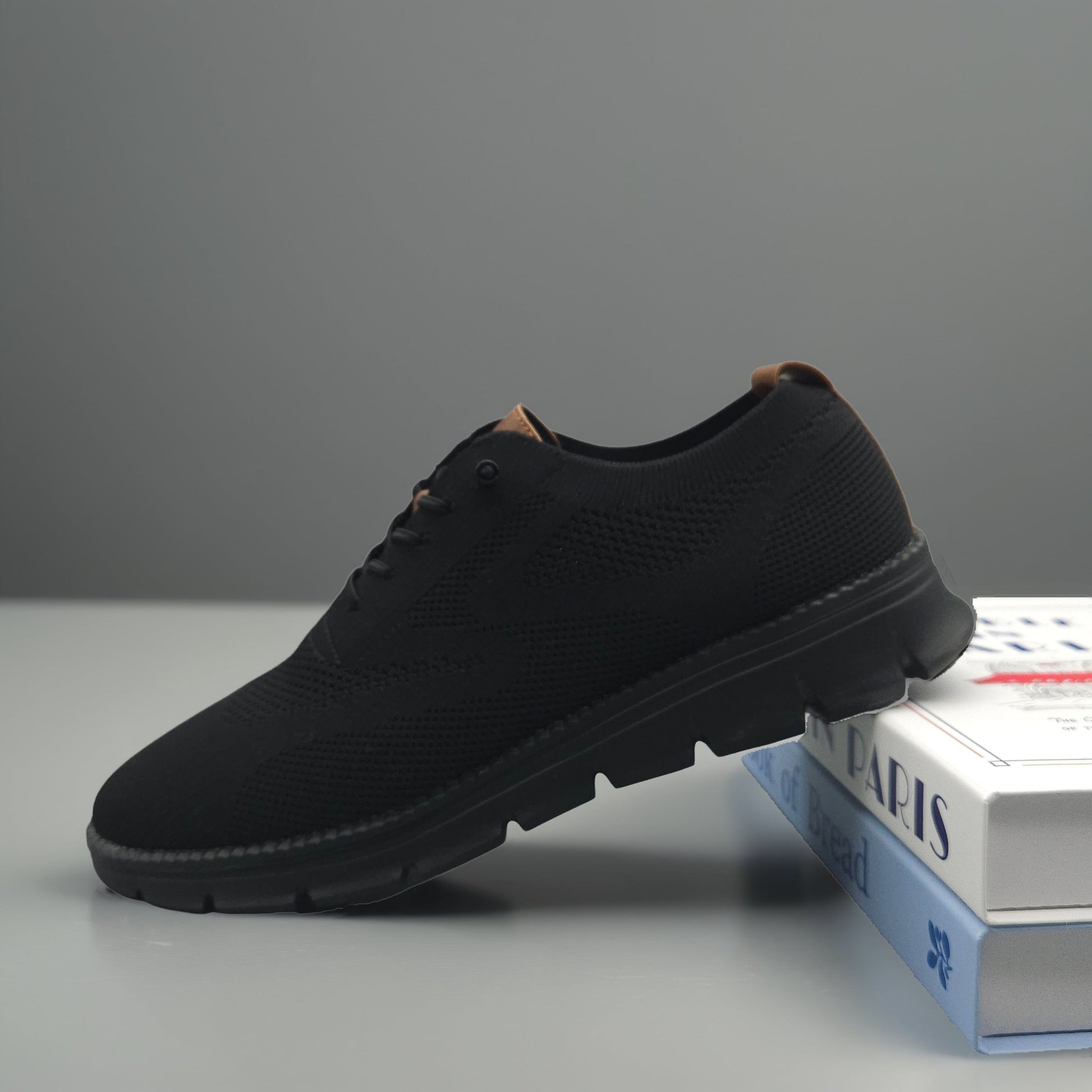 Limited Offer - Black Sole Super Comfy breathable Orthopedic Mesh Sneakers For Wide Feet - Bellkmart