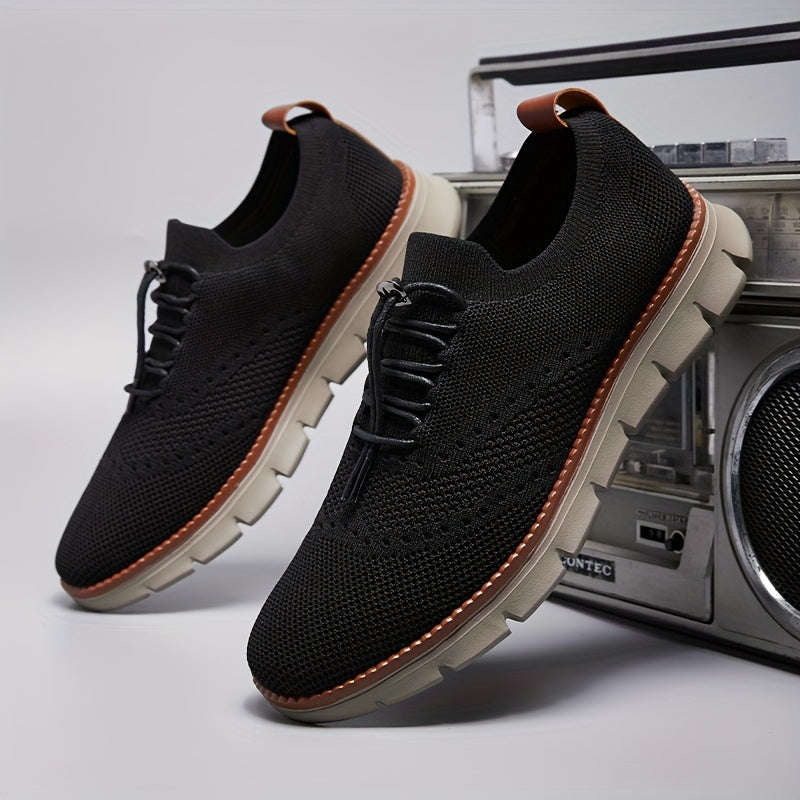 Slip-on breathable mesh running sneakers
