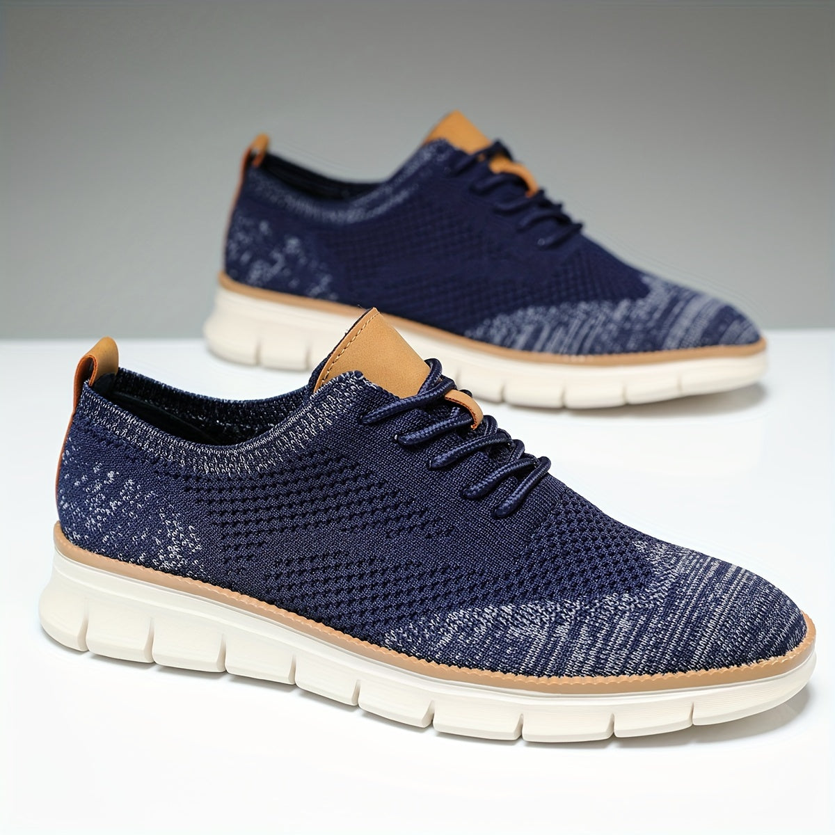 🔥Last Day 60% OFF - Men's Trendy Woven Knit Breathable Sneakers