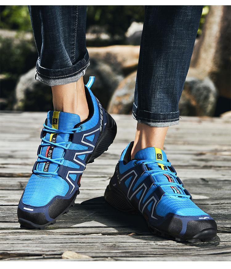 2023 new outdoor comfortable lightweight lace-up trend hiking shoes