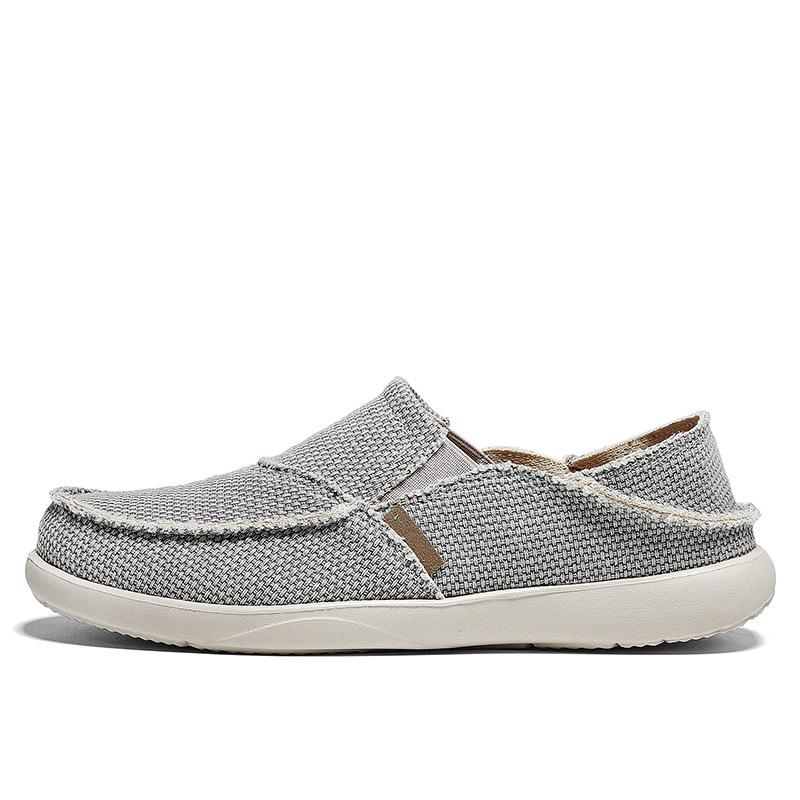 Breathable Comfort & Lightweight Style Men's Canvas Slip On Loafers