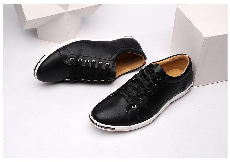 Fashion lace-up leather shoes casual work shoes