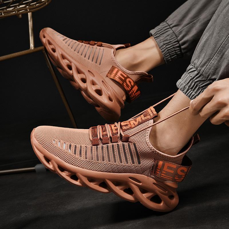 Mens Sneakers Casual Mesh Breathable Height Increase Shoes Fashion Men Shoes