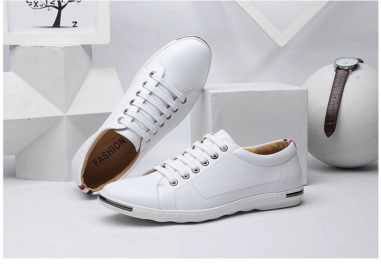 Fashion lace-up leather shoes casual work shoes