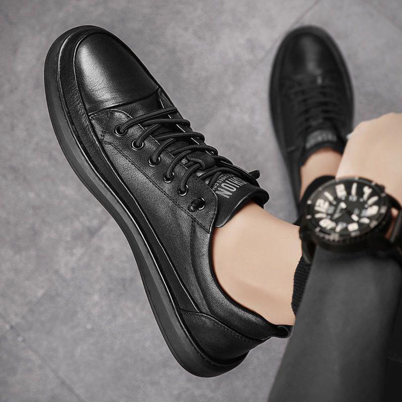 2023 New Mens Board Shoes High-quality Luxury Lightweight Breathable Leather Casual Sports Shoes