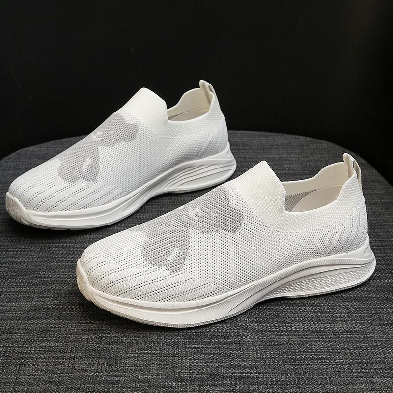 Cute bear fly-knit breathable sneakers