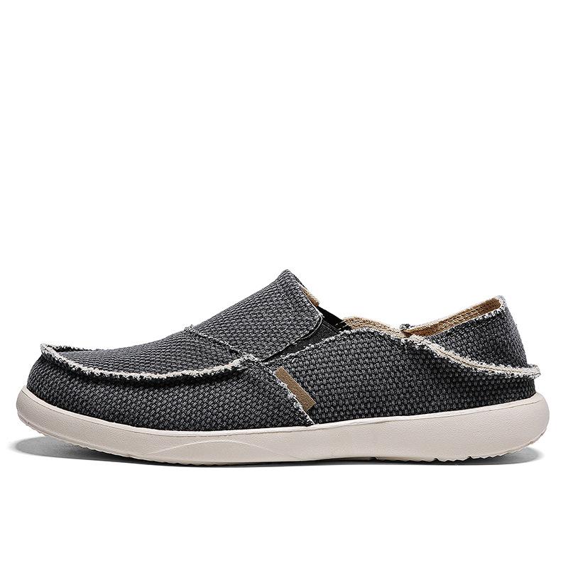 Breathable Comfort & Lightweight Style Men's Canvas Slip On Loafers