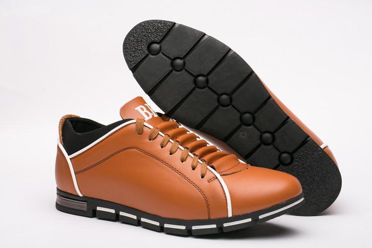 Big Size Menn's Casual Leather Flat Shoes