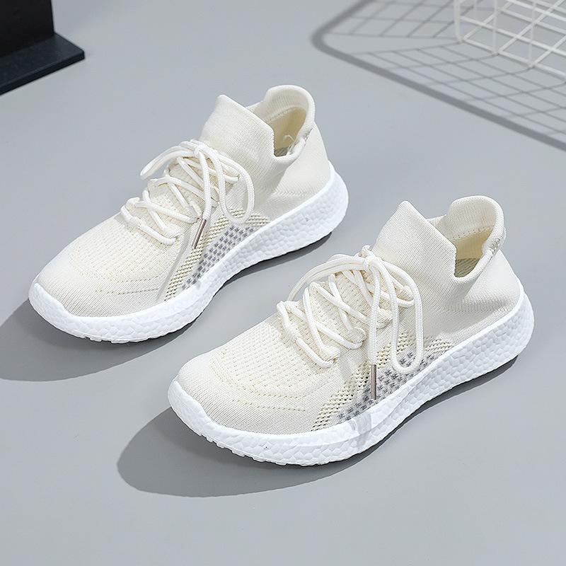 Men's fly-woven rubber foam sole sneakers