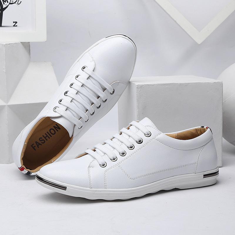 Fashion lace-up leather shoes casual work shoes