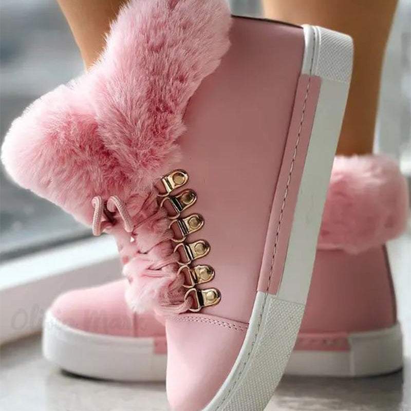 🔥Last Day 60% OFF - Plush Lined Concealed Wedge Snow Boots