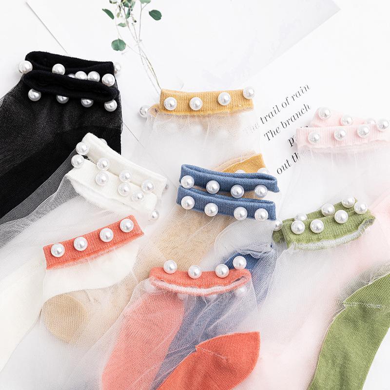 New pearl socks women's socks