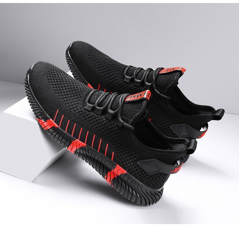 Men's Running Shoes Casual Lace-up Fashion Lightweight Walking Sneakers Comfortable Shoes