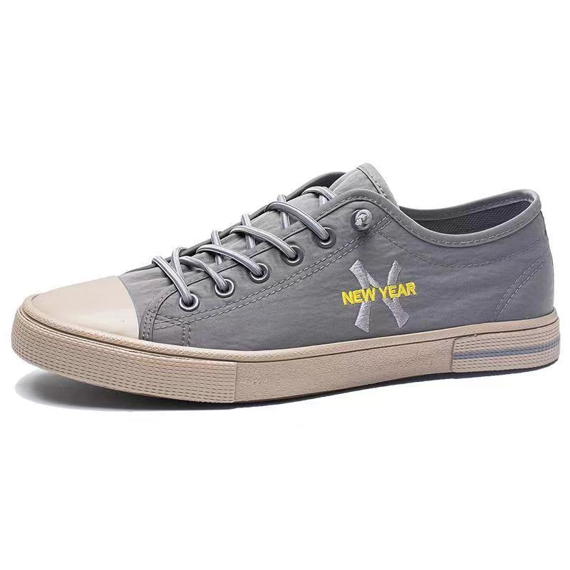 New York embroidered breathable canvas shoes