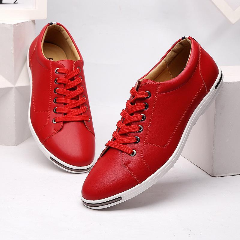 Fashion lace-up leather shoes casual work shoes