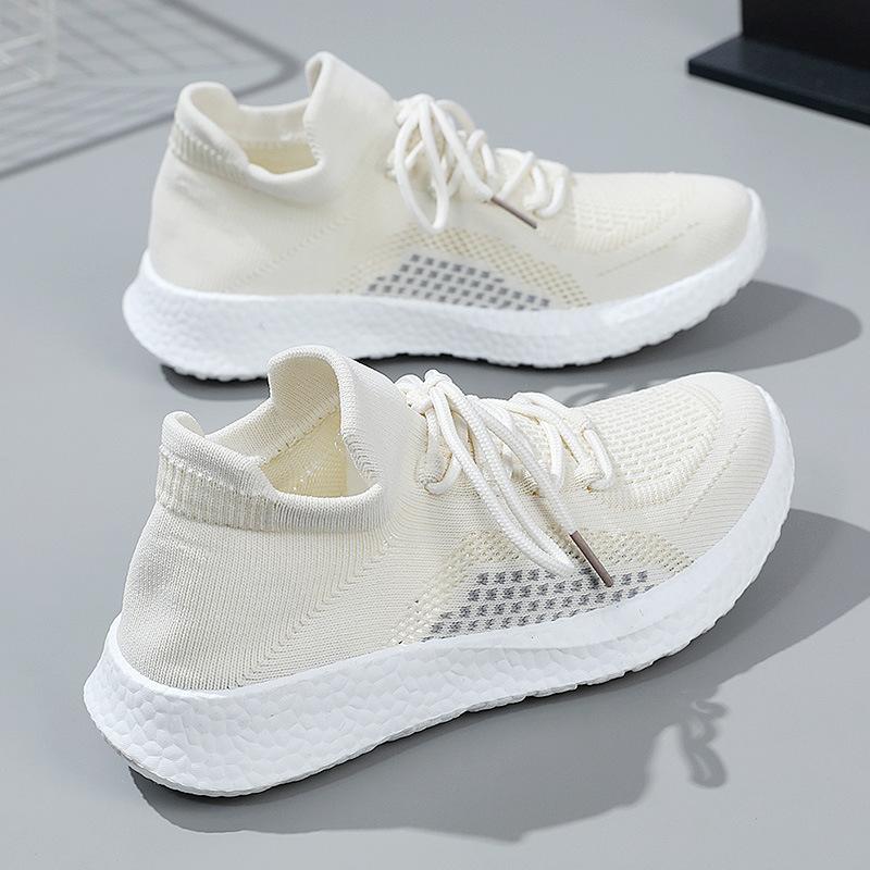 Men's fly-woven rubber foam sole sneakers