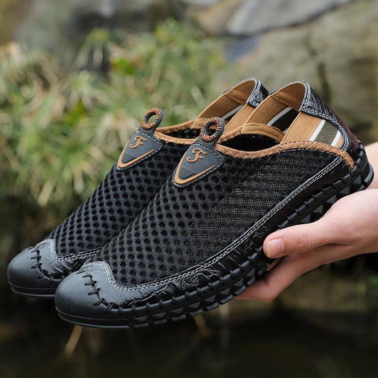 New Summer Fashion Lightweight Slip-on Breathable Mesh Men Casual Shoes Zapatos Hombre Footwear