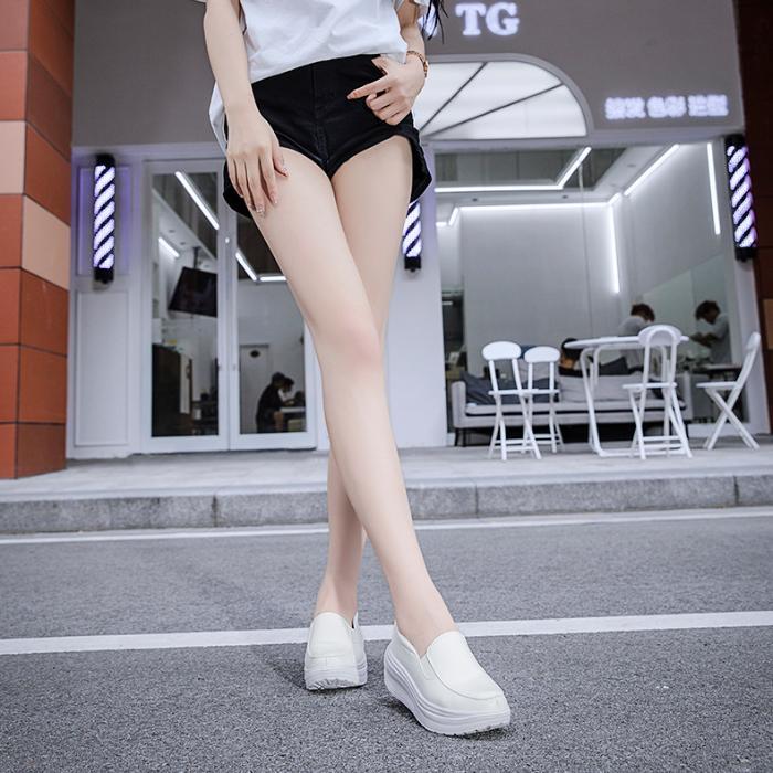 New stylish platform wedge heel casual ladies rocking shoes