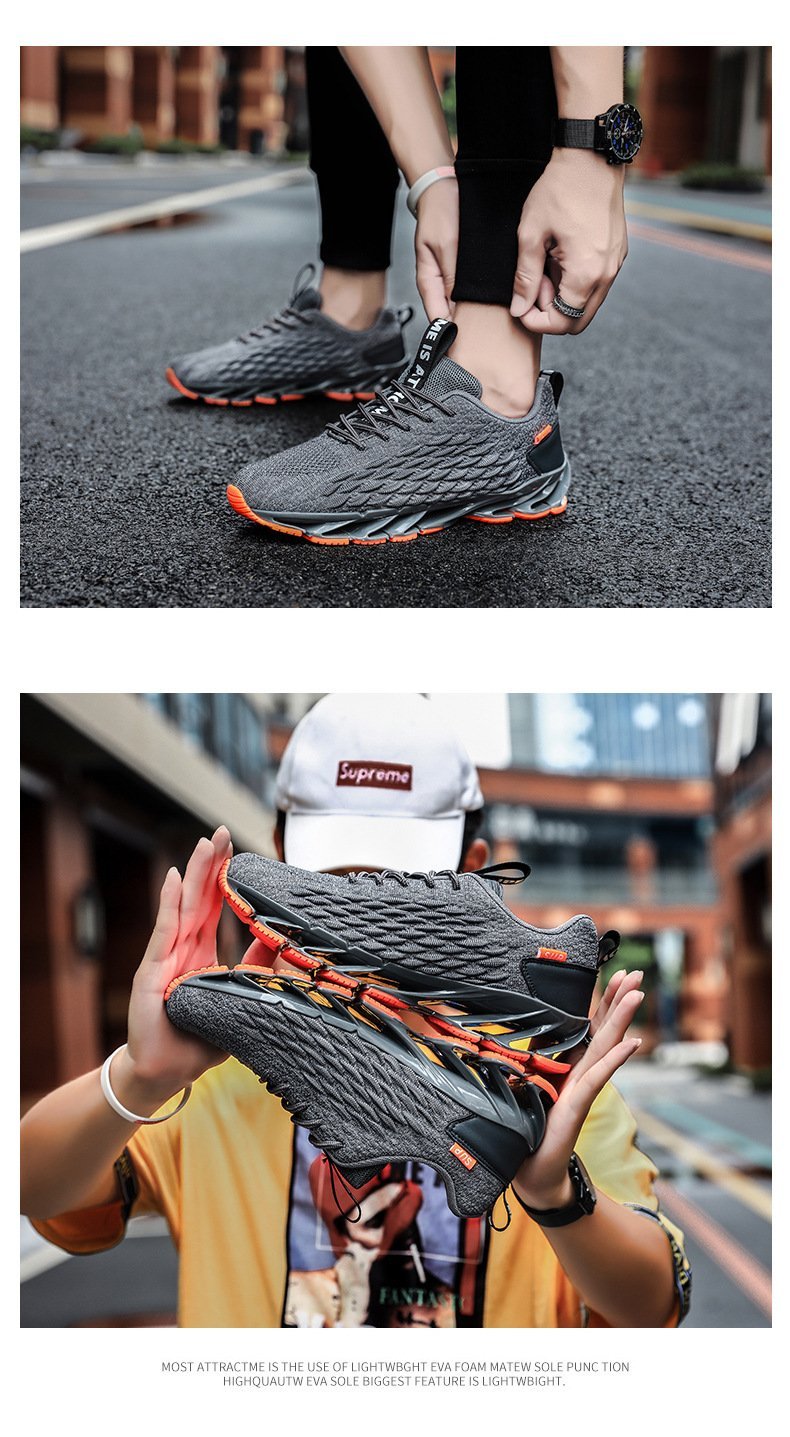 Fish scale texture gym fly mesh breathable Sneakers