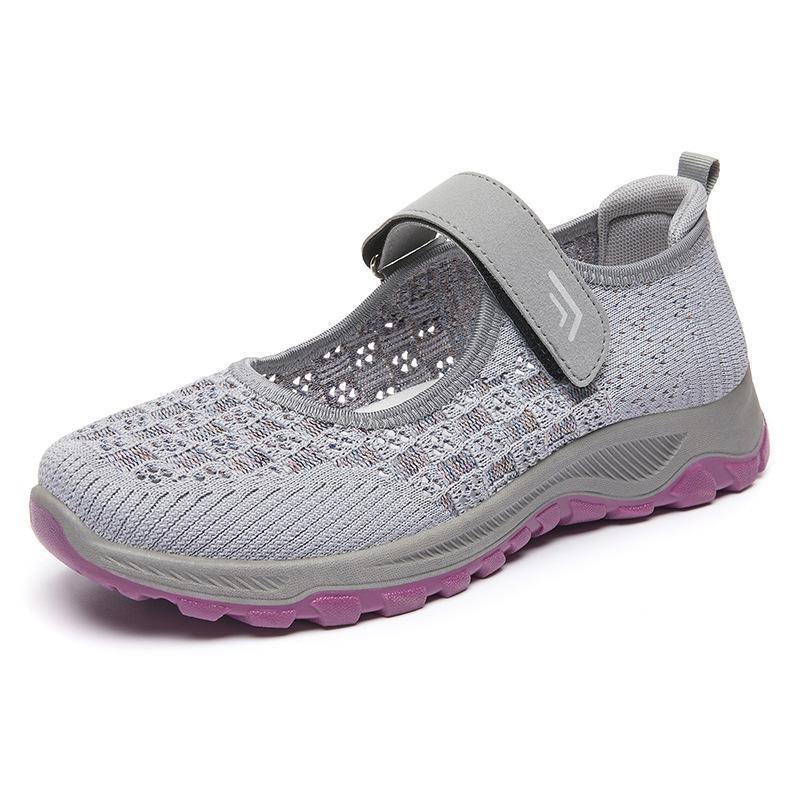 2023 Hot Sale Mom Shoes Spring and Summer Mesh Soft Soled Walking Shoes