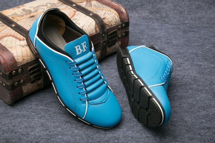 Big Size Menn's Casual Leather Flat Shoes