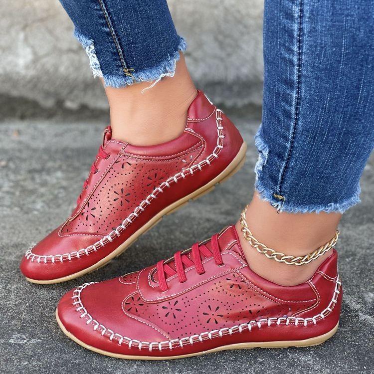 New ladies zipper flat shoes