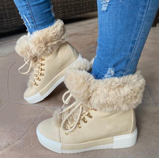 🔥Last Day 60% OFF - Plush Lined Concealed Wedge Snow Boots